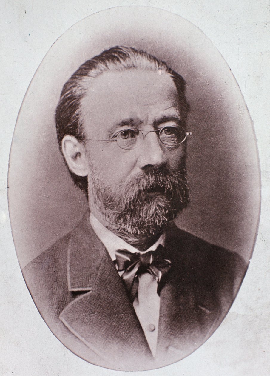Friedrich Smetanan muotokuva (kaiverrus kuvan jälkeen) tekijältä Unknown artist