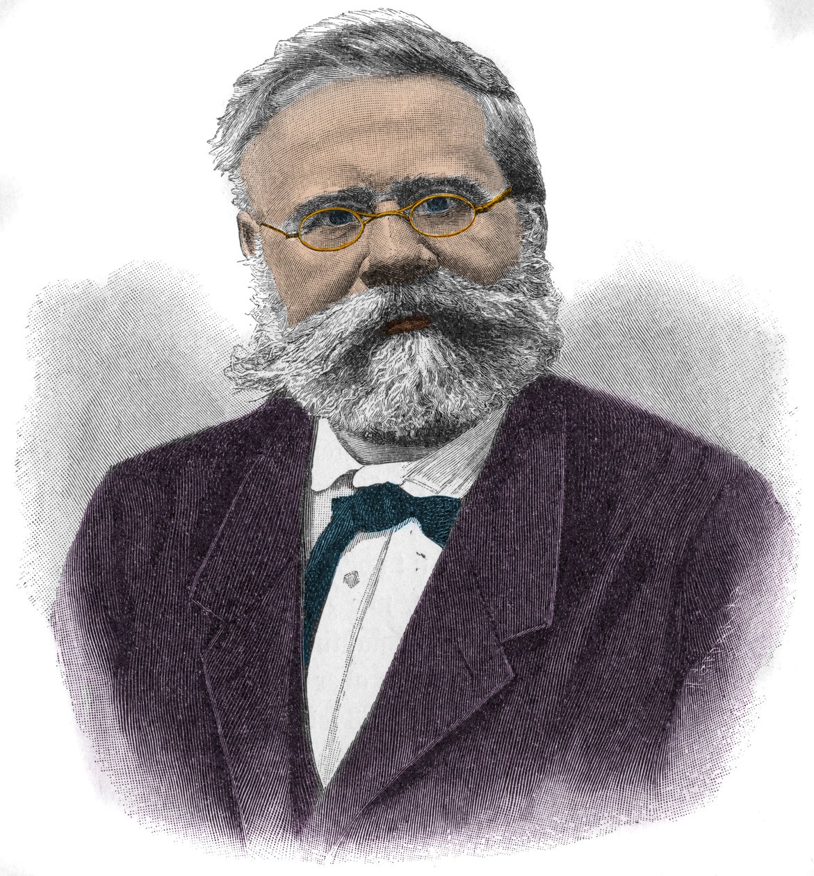 Fritz Reuterin (1810-1874) muotokuva saksalaisesta kirjailijasta. tekijältä Unknown artist