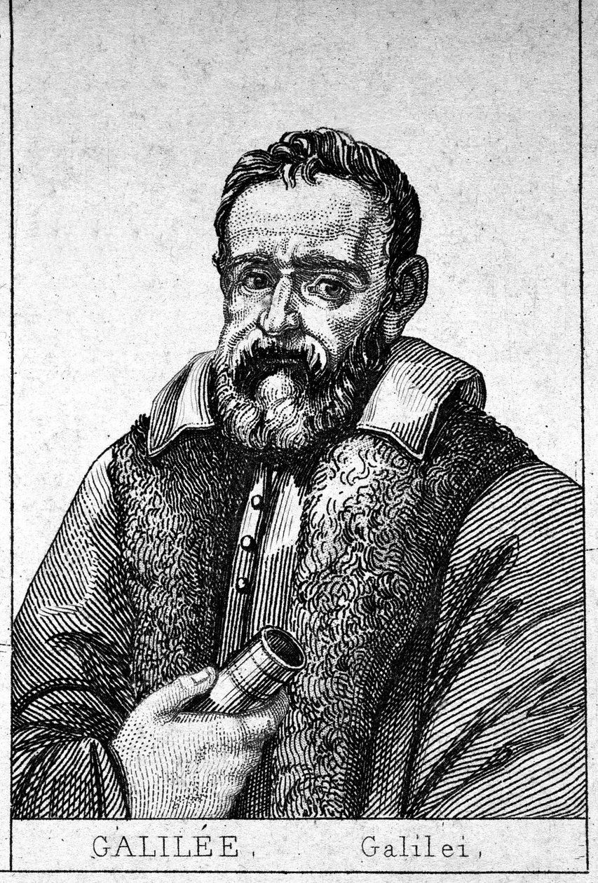 Muotokuva Galileo Galileista Galileasta (1564 - 1642). tekijältä Unknown artist