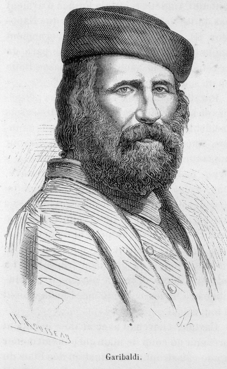 Muotokuva Garibaldista (1807 - 1882) tekijältä Unknown artist