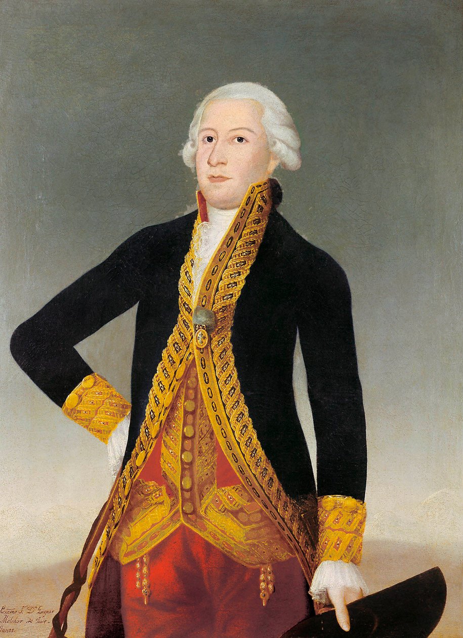 Muotokuva Gaspard-Melchor de Jovellanosista tai Gaspard Melchor Jove Llanosista (1744-1814), espanjalainen tuomari tekijältä Unknown artist