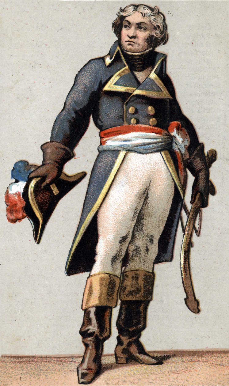 Kenraali Jean Baptiste Kléberin (1753 - 1800) muotokuva tekijältä Unknown artist