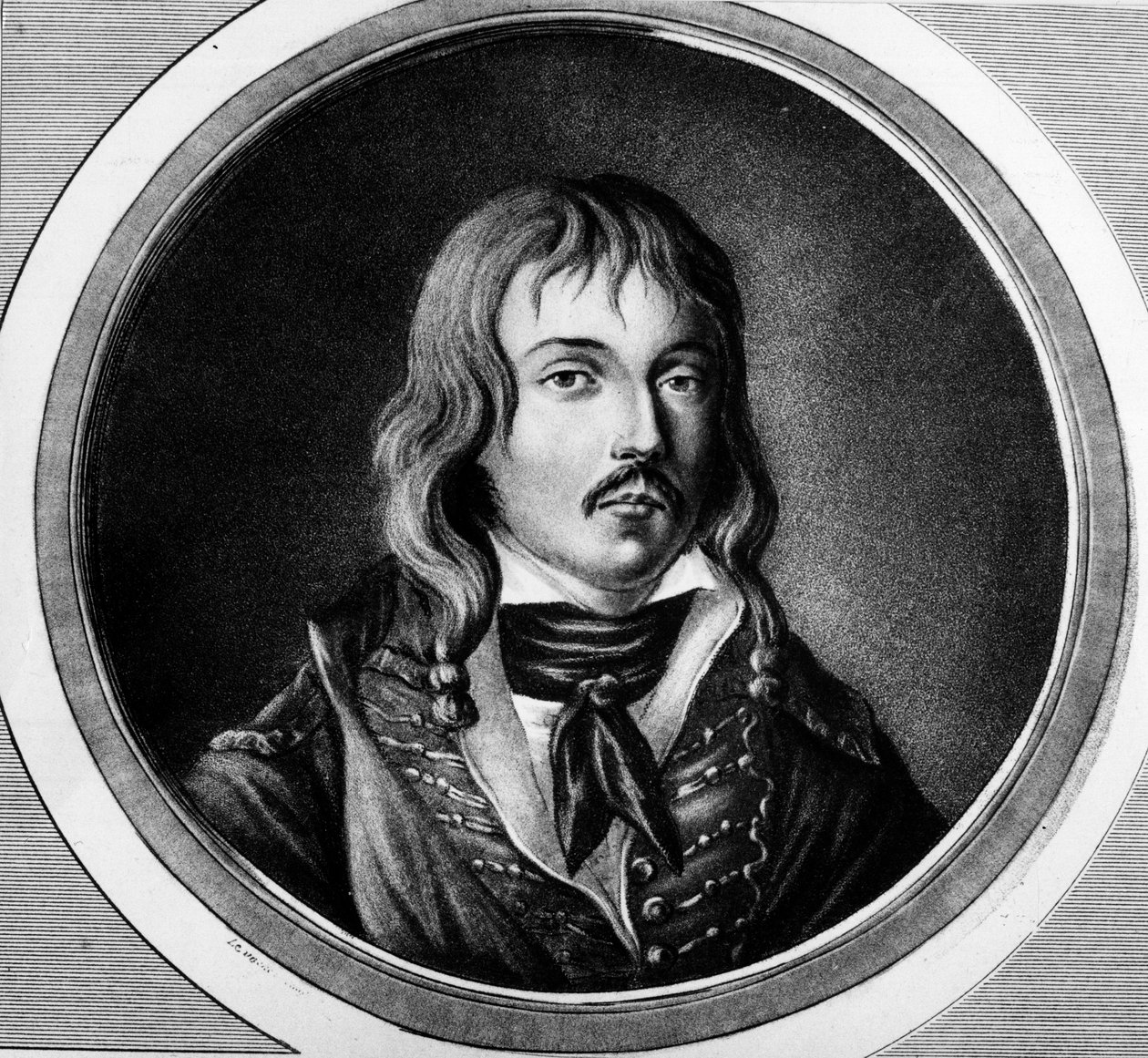 Kenraali Marceaun muotokuva (Francois-Severin Desgraviers Marceau tekijältä Unknown artist