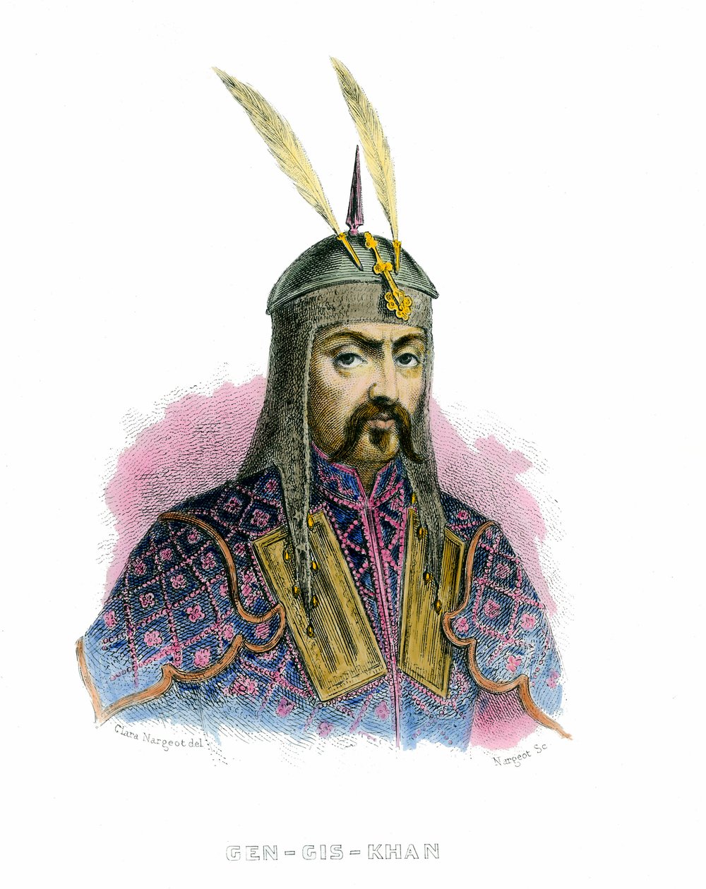 Muotokuva Tšingis-kaanista (Temudjin tekijältä Unknown artist
