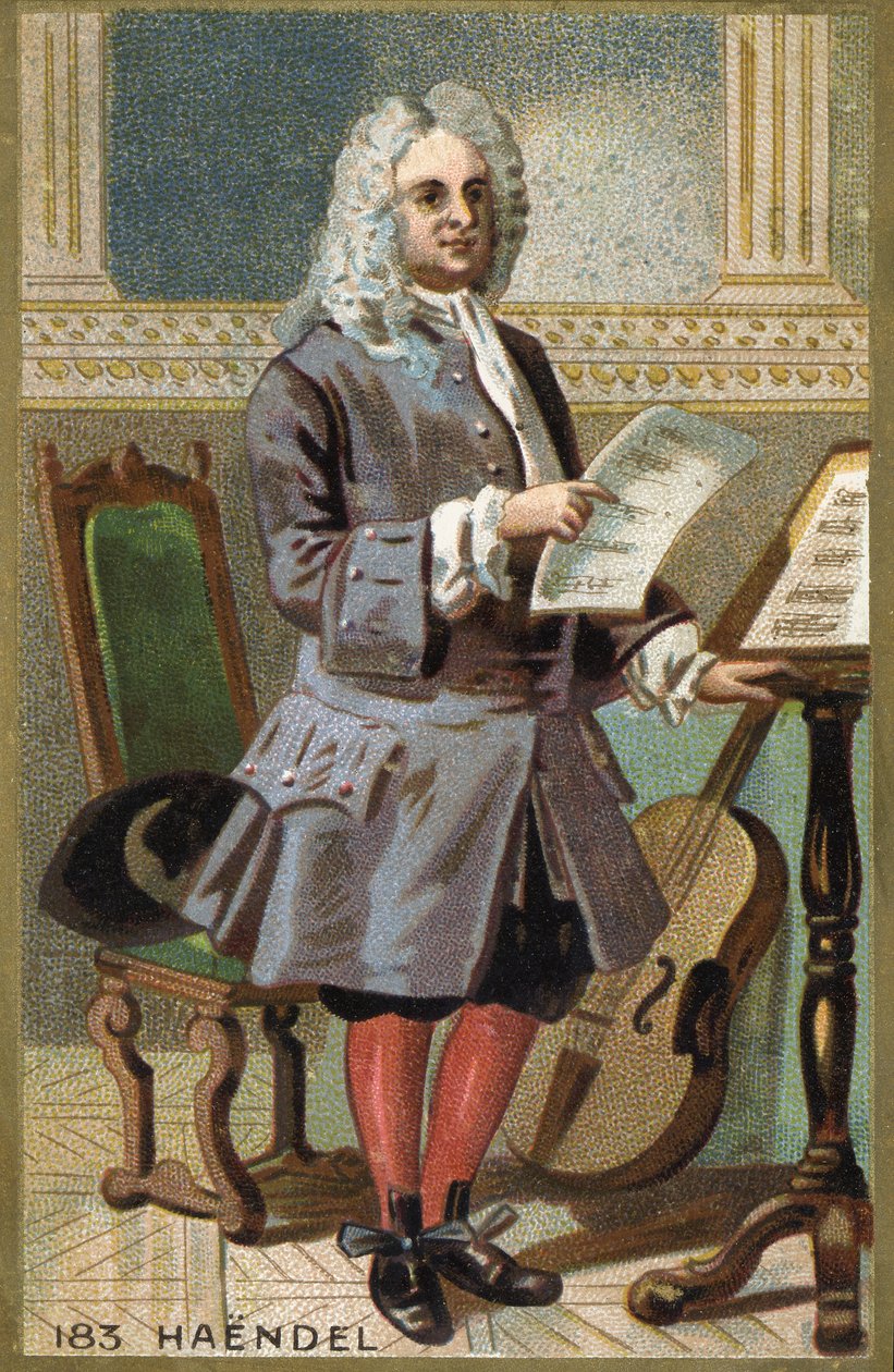 George Frederick Händelin muotokuva (Georg Friedrich Handel tekijältä Unknown artist