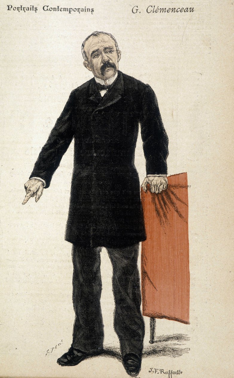 Georges Clemenceaun muotokuva tekijältä Unknown artist