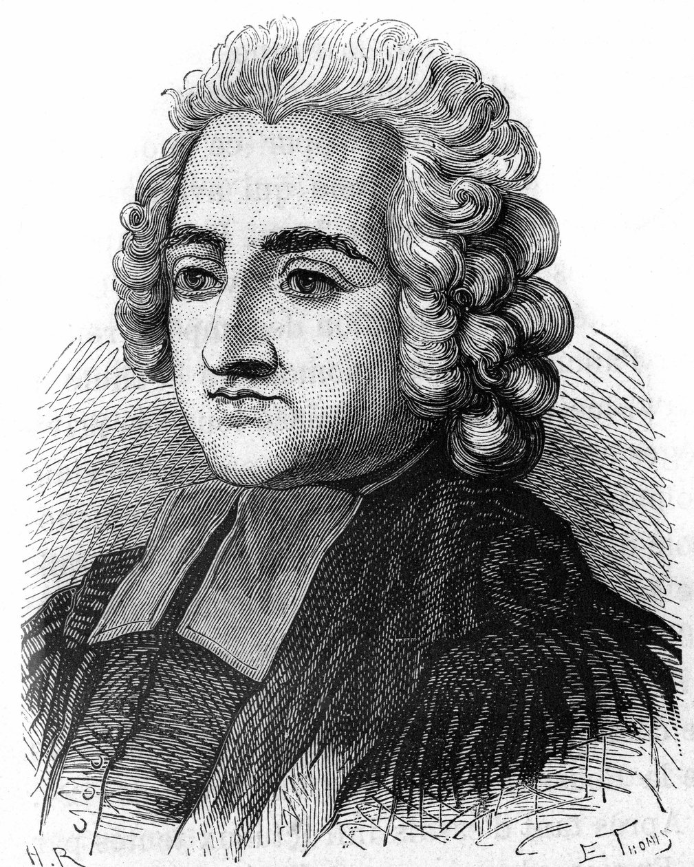 Germain Louis de Chauvelinin muotokuva. ranskalainen poliitikko. 1685-1762 tekijältä Unknown artist
