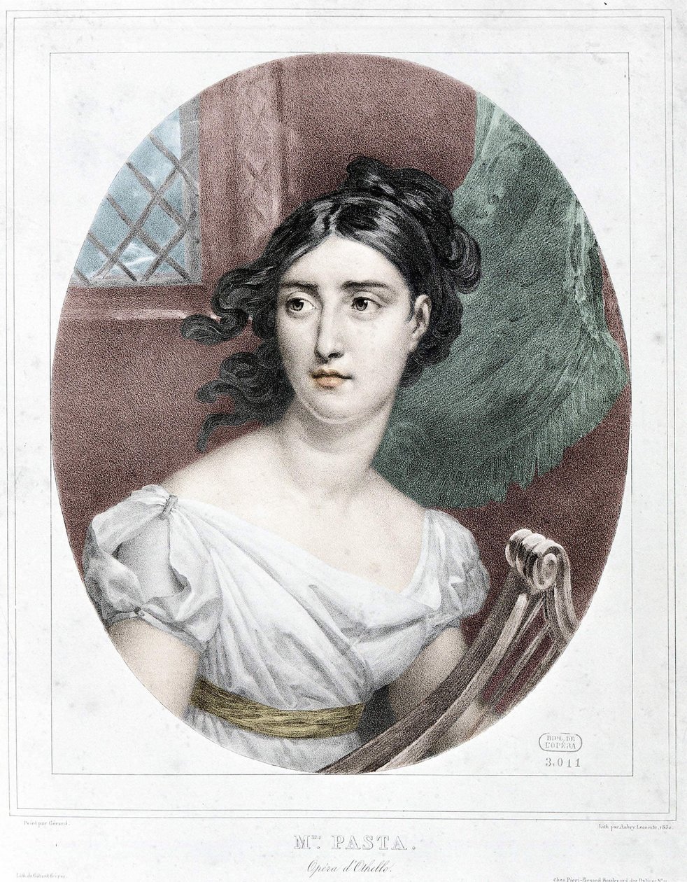 Giuditta Pastan (1797-1865) muotokuva tekijältä Unknown artist