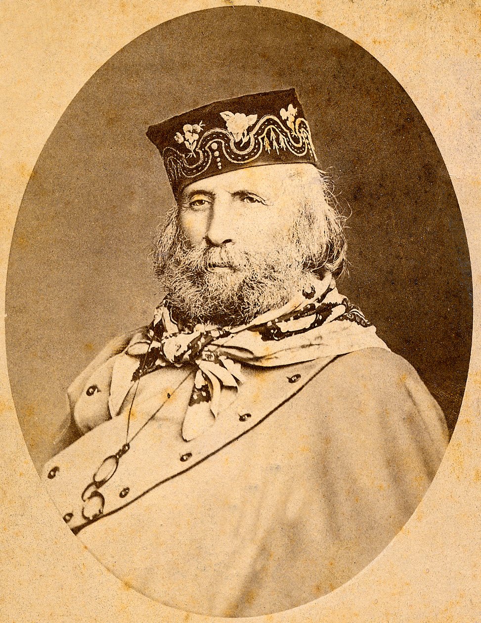 Giuseppe Garibaldin (1807-1882) muotokuva 1875. tekijältä Unknown artist