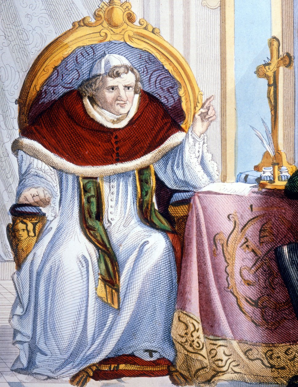 Gregorius XVI (1745-1846) muotokuva. tekijältä Unknown artist