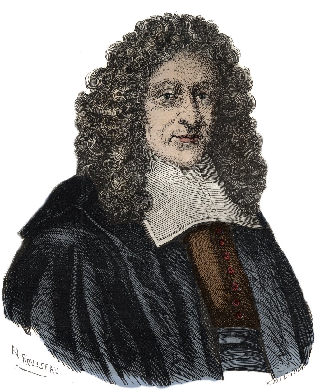 Guillaume Amfryen muotokuva, Chaulieun luostari (1639 -1720) ranskalainen libertiinin runoilija tekijältä Unknown artist