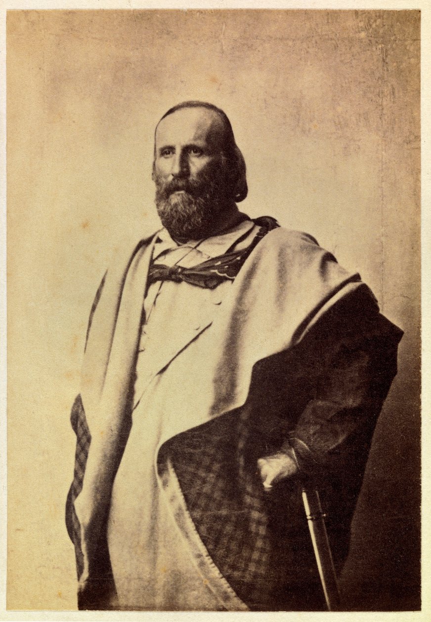 Guiseppe Garibaldin (1807-1882) muotokuva, yksityinen kokoelma tekijältä Unknown artist