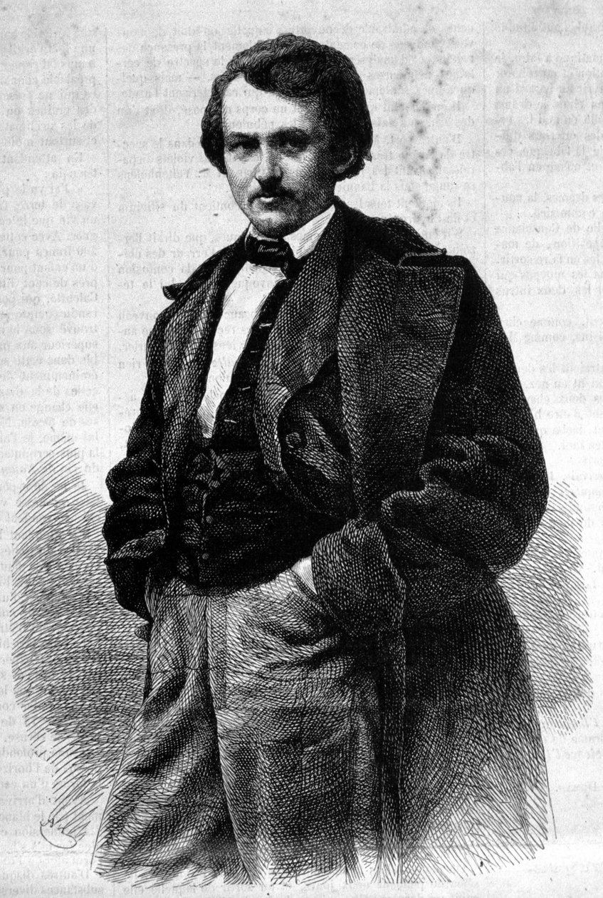 Gustave Dorén (1832 - 1883) muotokuva. tekijältä Unknown artist