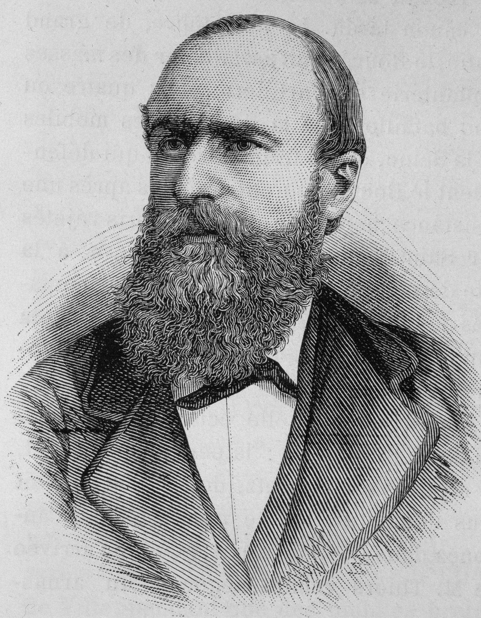 Gustave Flourensin (1838 - 1871) muotokuva. Kaiverrus 1800-luvun lopusta H. Martinin teokseen "Histoire de France". tekijältä Unknown artist