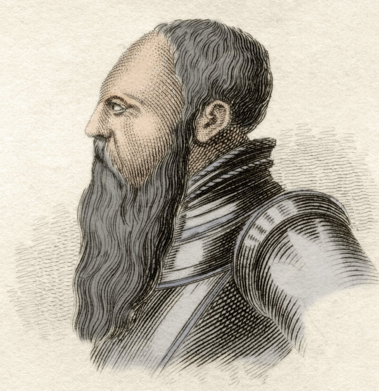 Kustaa I Vaasan tai Kustaa Vaasan, Ruotsin kuninkaan (1496-1560) muotokuva. tekijältä Unknown artist