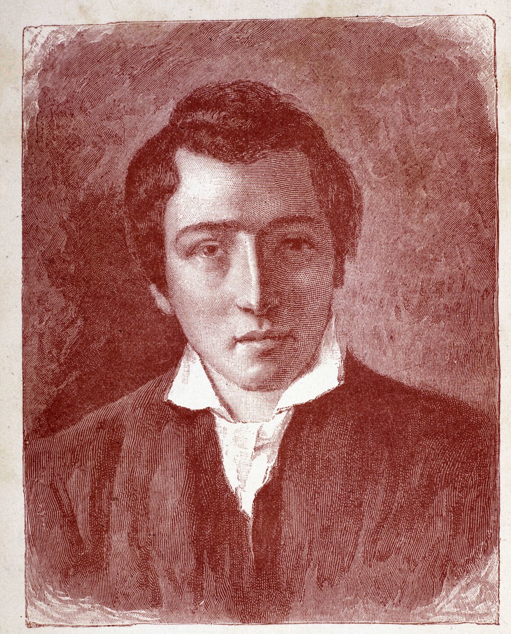 Heinrich Heinen, saksalaisen kirjailijan muotokuva - kaiverrus tekijältä Unknown artist