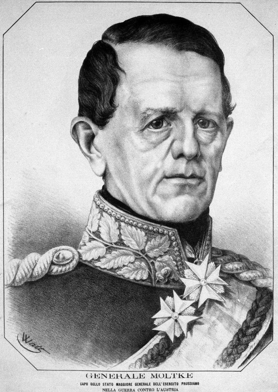 Muotokuva Helmuth Karl Bernhardista, kreivi von Moltkesta tekijältä Unknown artist