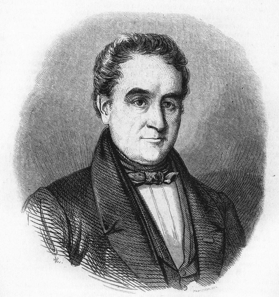 Hendrik Tollensin muotokuva 1780-1856. hollantilainen runoilija. tekijältä Unknown artist