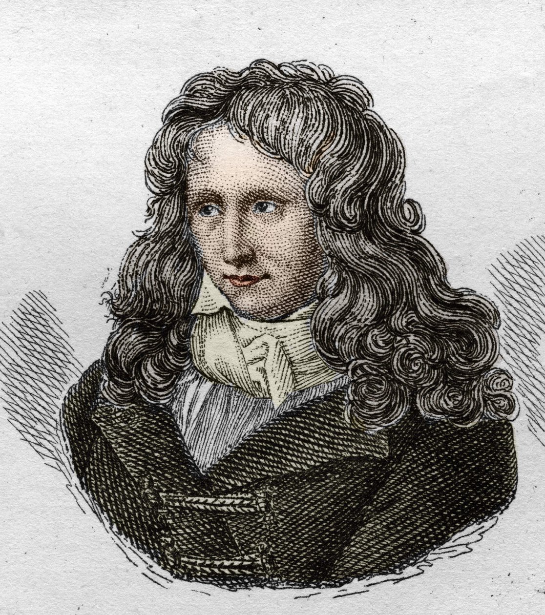 Muotokuva Henri Bernardin de Saint Pierrestä (Saint-Pierre tai St-Pierre), ranskalainen kirjailija (1737-1814). Kaiverrus vuodelta 1835. tekijältä Unknown artist