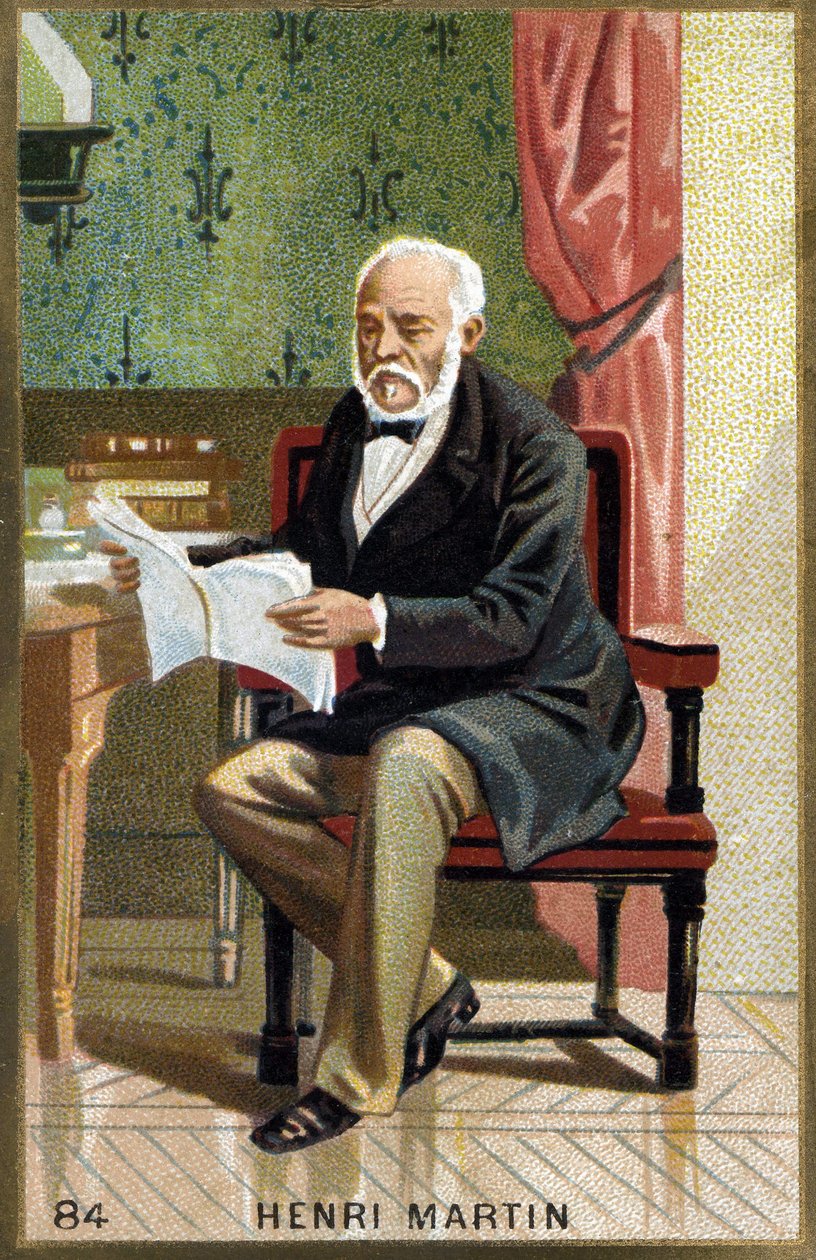 Henri Martinin muotokuva. 1800-luvun kromolitografia. tekijältä Unknown artist