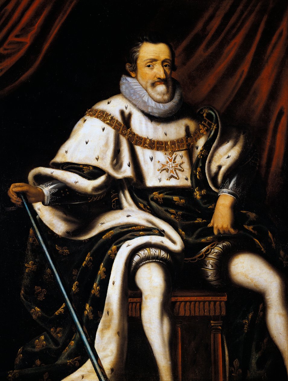 Ranskalaisen Henrik IV:n muotokuva (Pau tekijältä Unknown artist