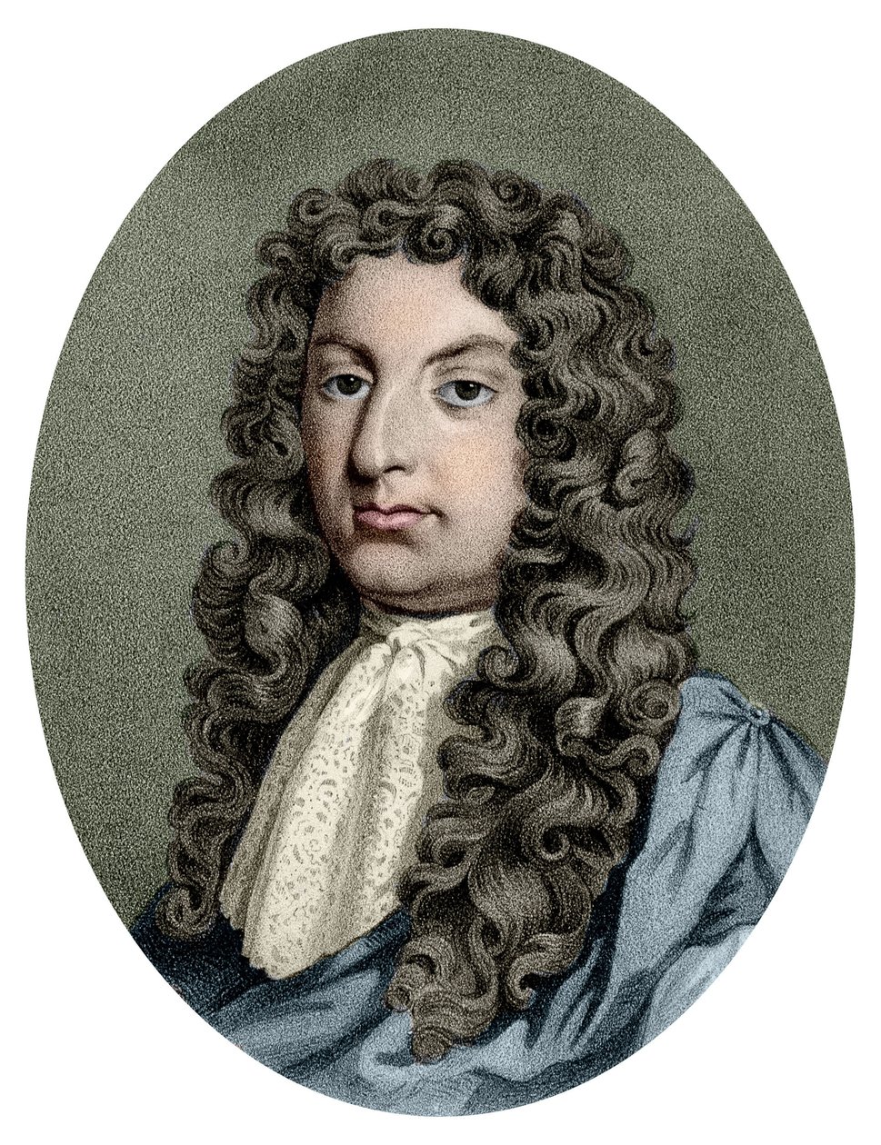 Henry Purcellin (1659 - 1695), brittiläisen säveltäjän muotokuva. tekijältä Unknown artist
