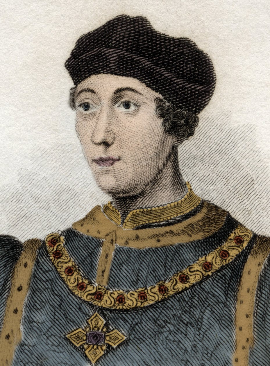 Henry VI:n (1421-1471), Englannin kuninkaan muotokuva. tekijältä Unknown artist