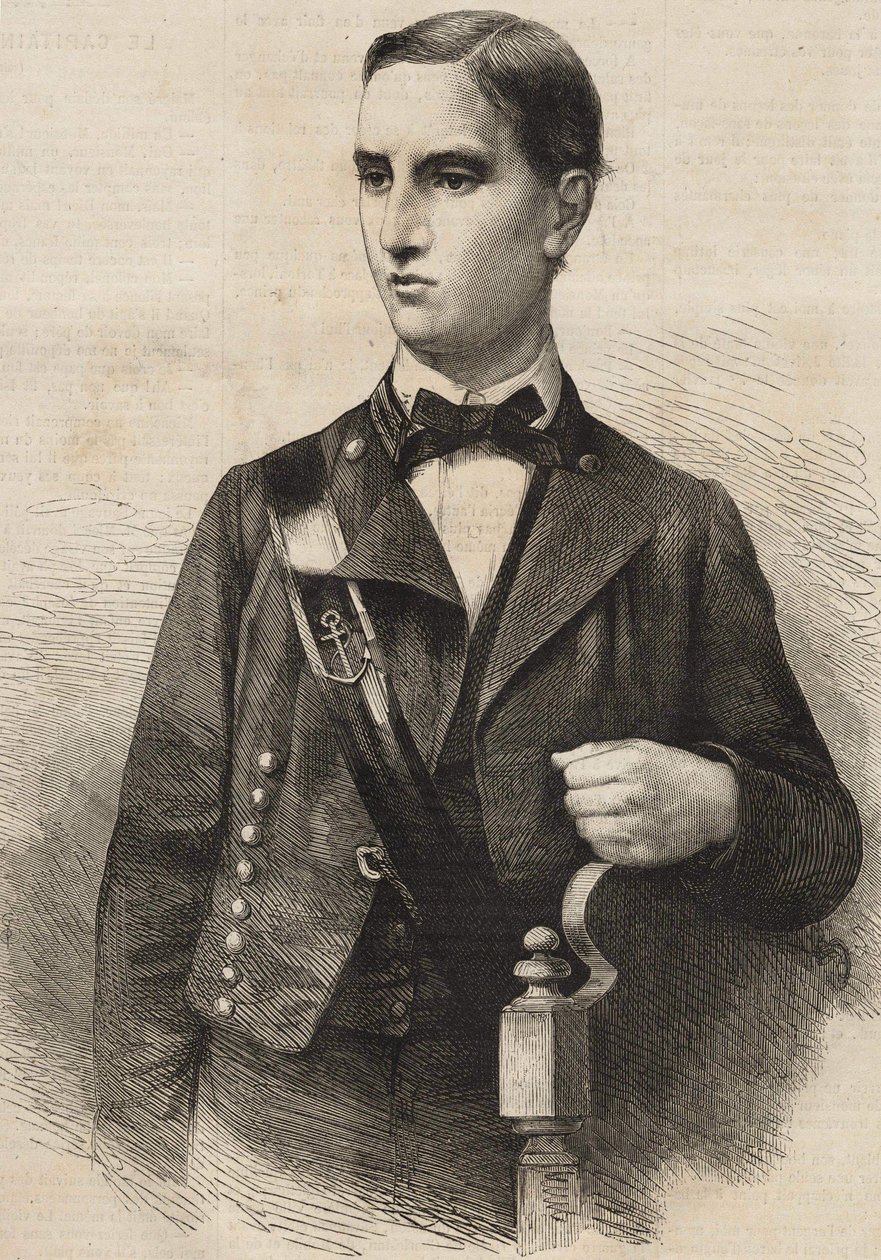 Hänen Majesteettinsa George I:n (1863-1913), Kreikan kuninkaan muotokuva. tekijältä Unknown artist