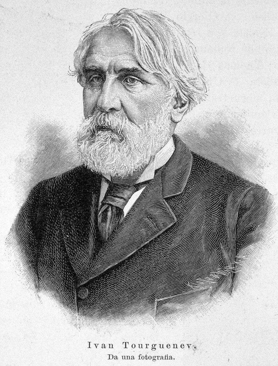 Ivan Turgenjevin (1818 - 1883) muotokuva tekijältä Unknown artist