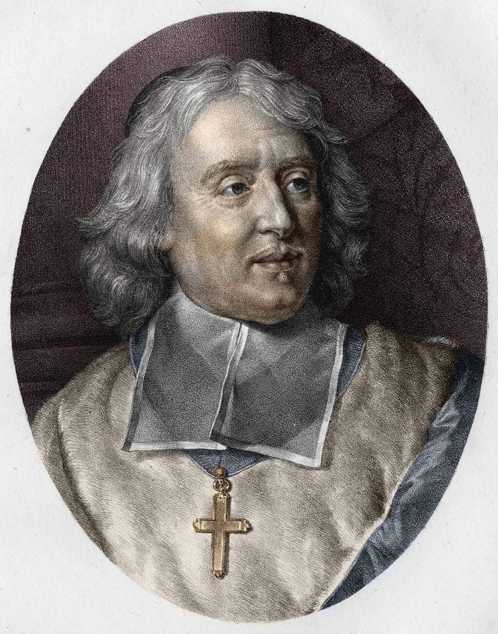 Jacques-Benignen (Jacques Benigne) Bossuetin muotokuva (1627 - 1704). tekijältä Unknown artist