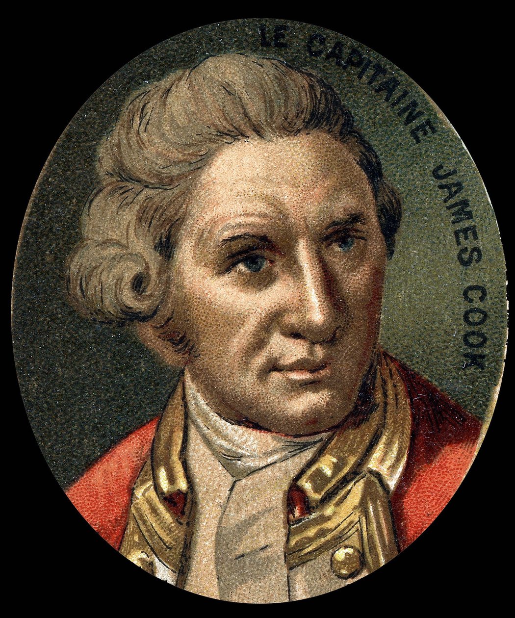Muotokuva James Cookista (1728-1779), brittiläisestä navigaattorista. tekijältä Unknown artist