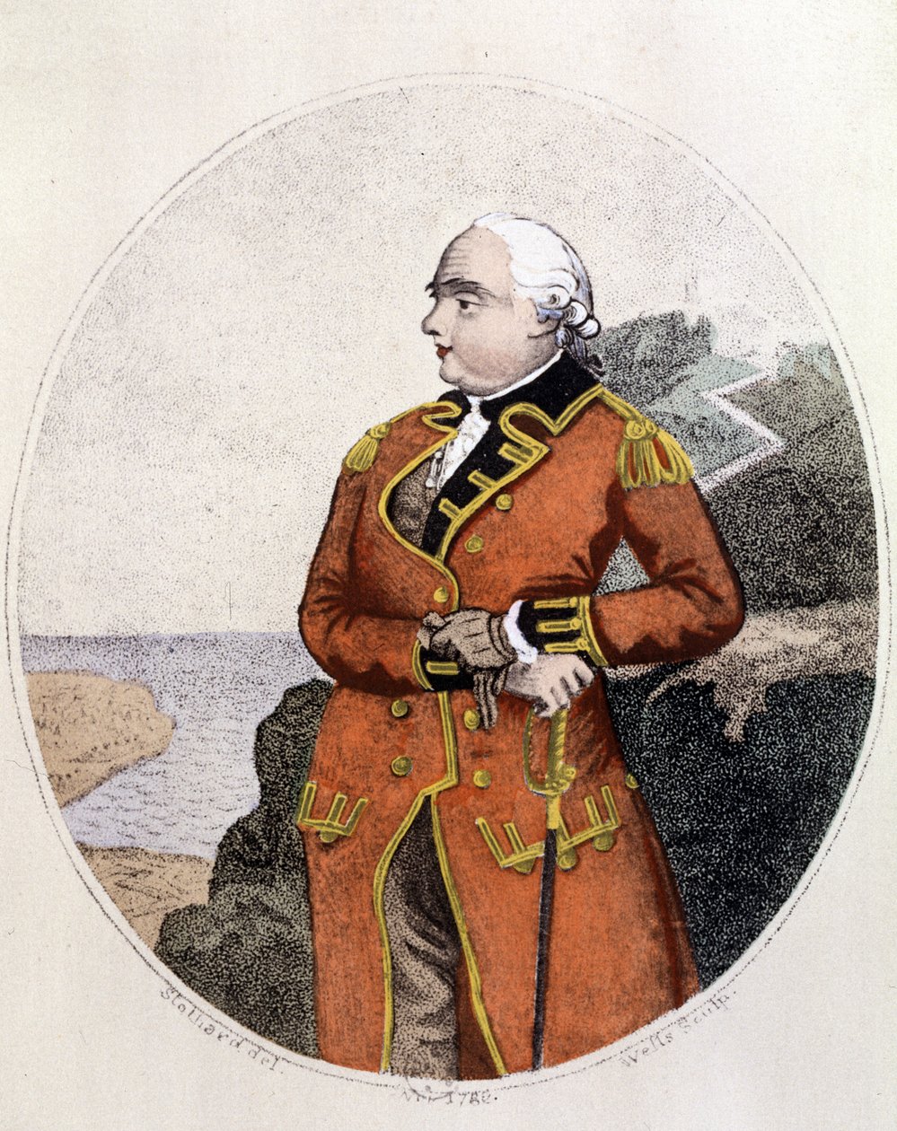 Muotokuva James Cookista (1728 - 1779) tekijältä Unknown artist