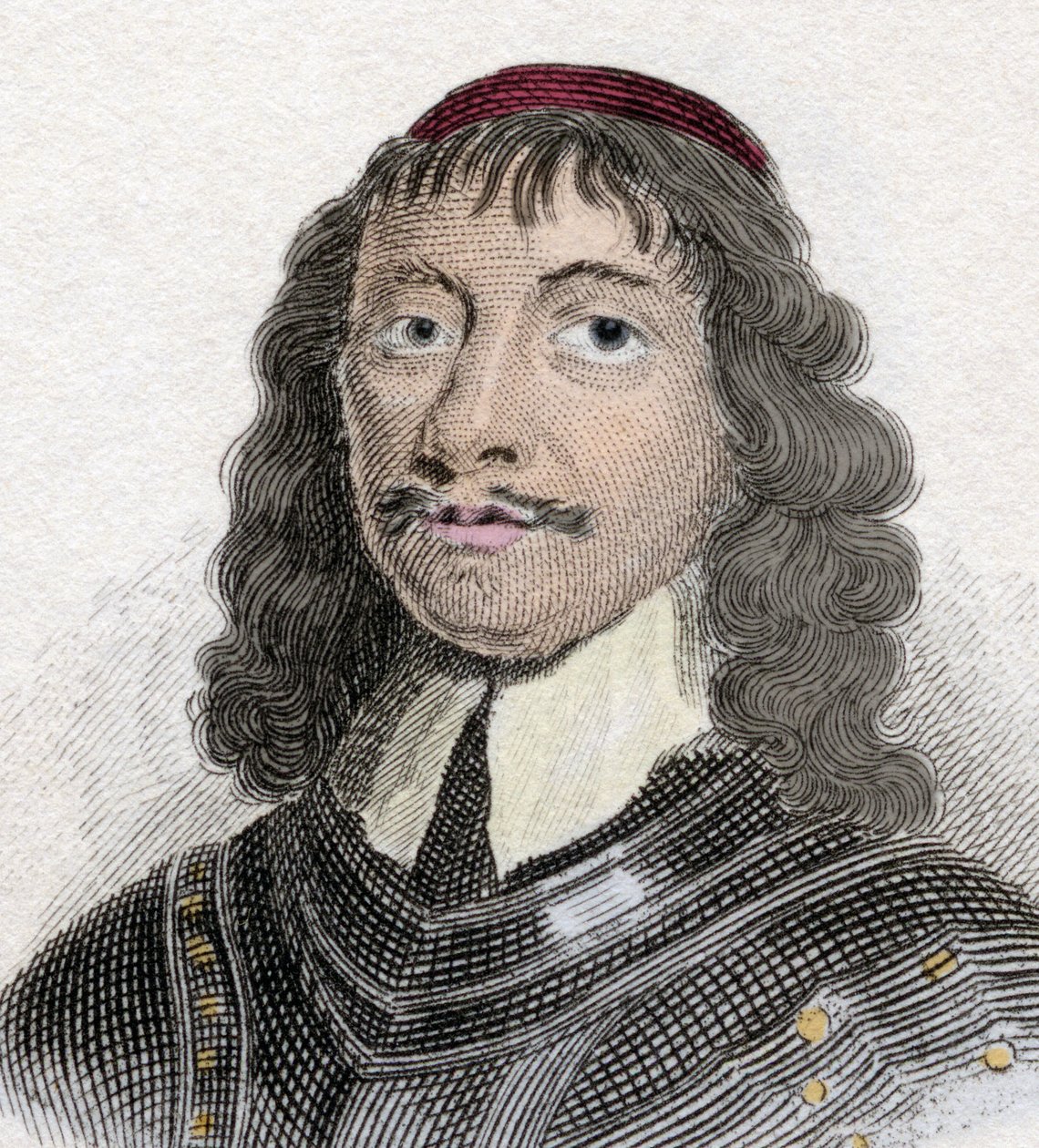 James Grahamin (1612-1650) muotokuva, 5. jaarl ja Montrosen ensimmäinen markiisi, skotlantilainen aatelinen ja sotilas. tekijältä Unknown artist