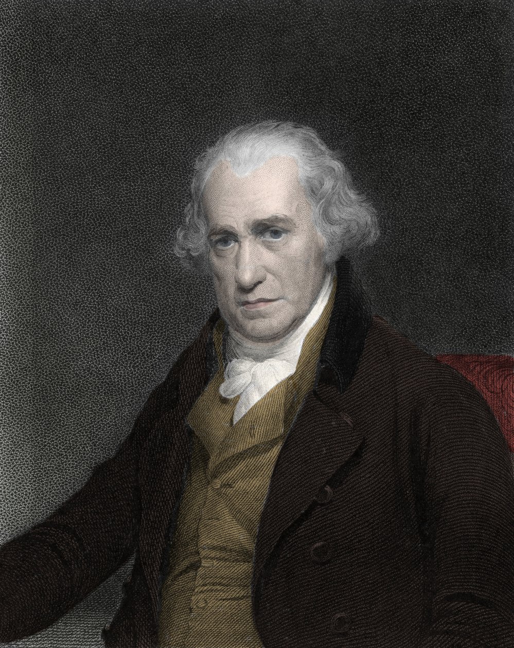 Muotokuva James Wattista (1736-1819), skotlantilainen keksijä ja mekaanikko - James Watt, skotlantilainen insinööri tekijältä Unknown artist