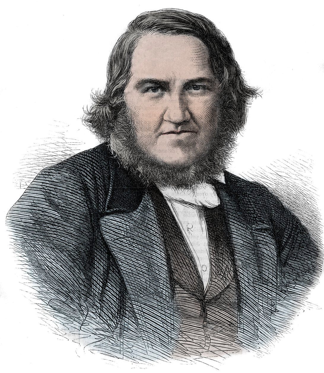 Muotokuva James Young Simpsonista (1811-1870) Skotlantilainen synnytyslääkäri - Sir James Young Simpson tekijältä Unknown artist