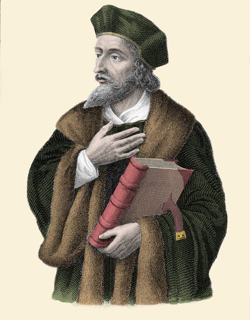 Jan Husin muotokuva (tai Jean Huss tekijältä Unknown artist