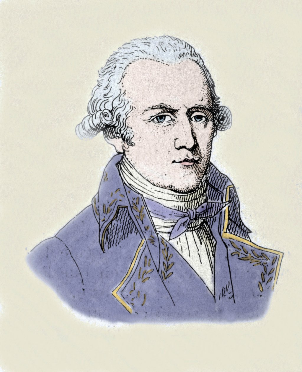 Jean-Baptiste (Jean Baptiste) Lamarckin (1744-1829) muotokuva. tekijältä Unknown artist