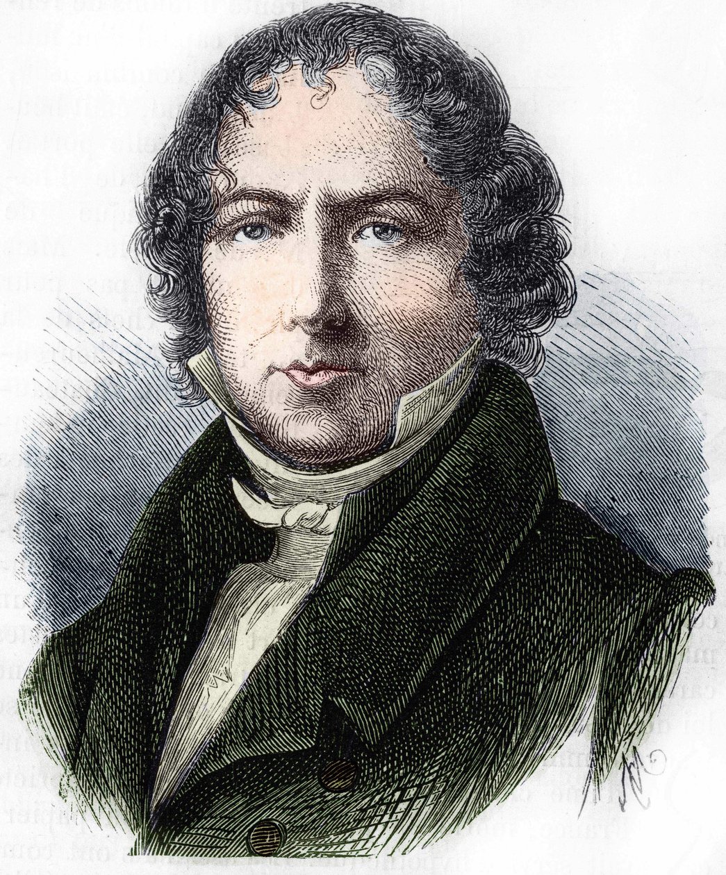 Jean-Baptiste Biotin (1744 - 1862), ranskalaisen kemistin muotokuva. tekijältä Unknown artist