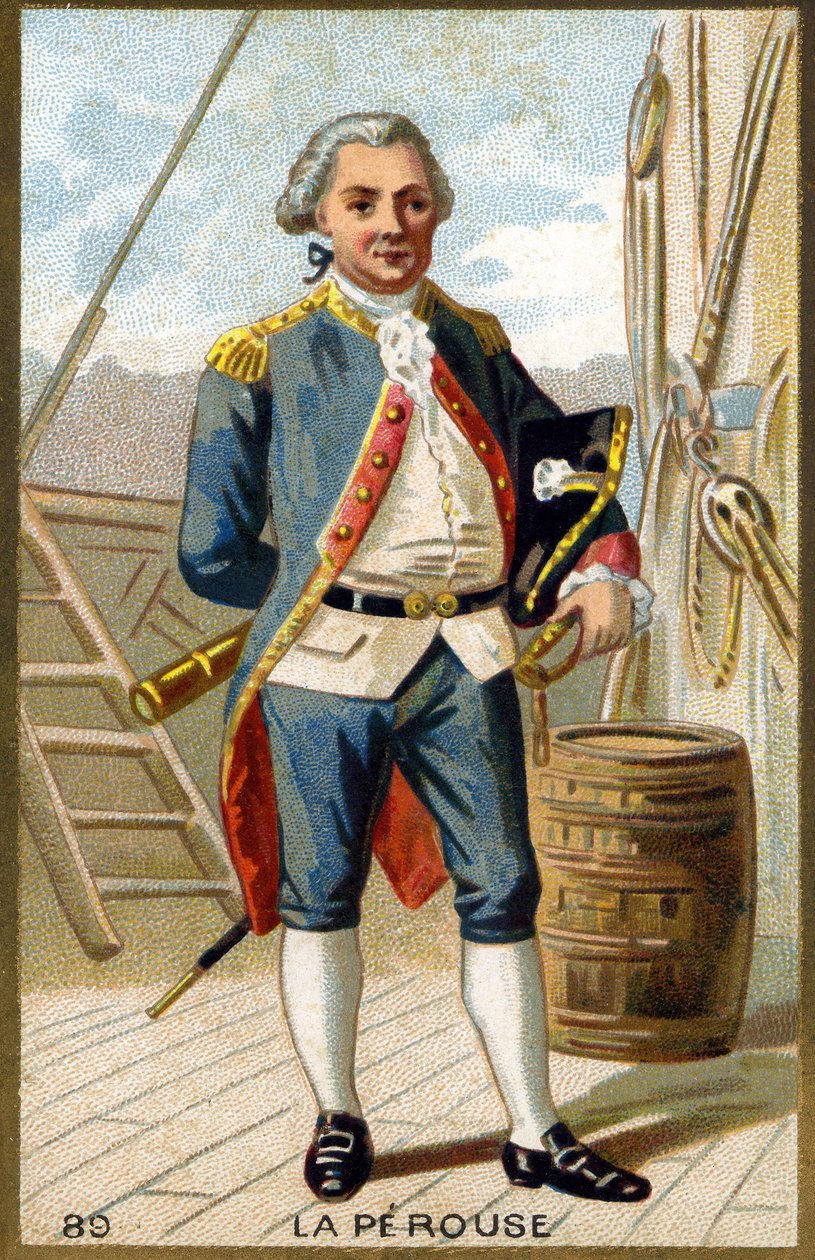 Jean-Francois Galaupin muotokuva, La Perousen kreivi (Jean Francois Laperouse tekijältä Unknown artist