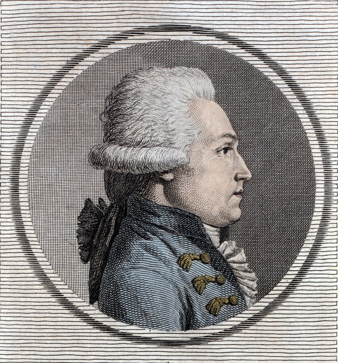 Muotokuva Jean-Xavierista (Jean Xavier) Pusyn (1750-1806) sotilasinsinöörin ja ranskalaisen poliitikon toimisto. tekijältä Unknown artist