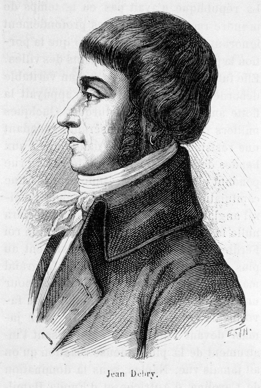 Muotokuva Jean Antoine Joseph Debrystä tai De Brystä (1760-1834), Aisnen varajäsenestä kansalliskokouksessa. tekijältä Unknown artist