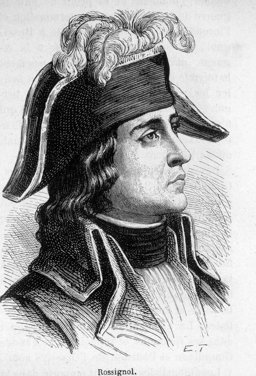 Jean Antoine Rossignolin muotokuva, kenraali francais (1759-1868). tekijältä Unknown artist