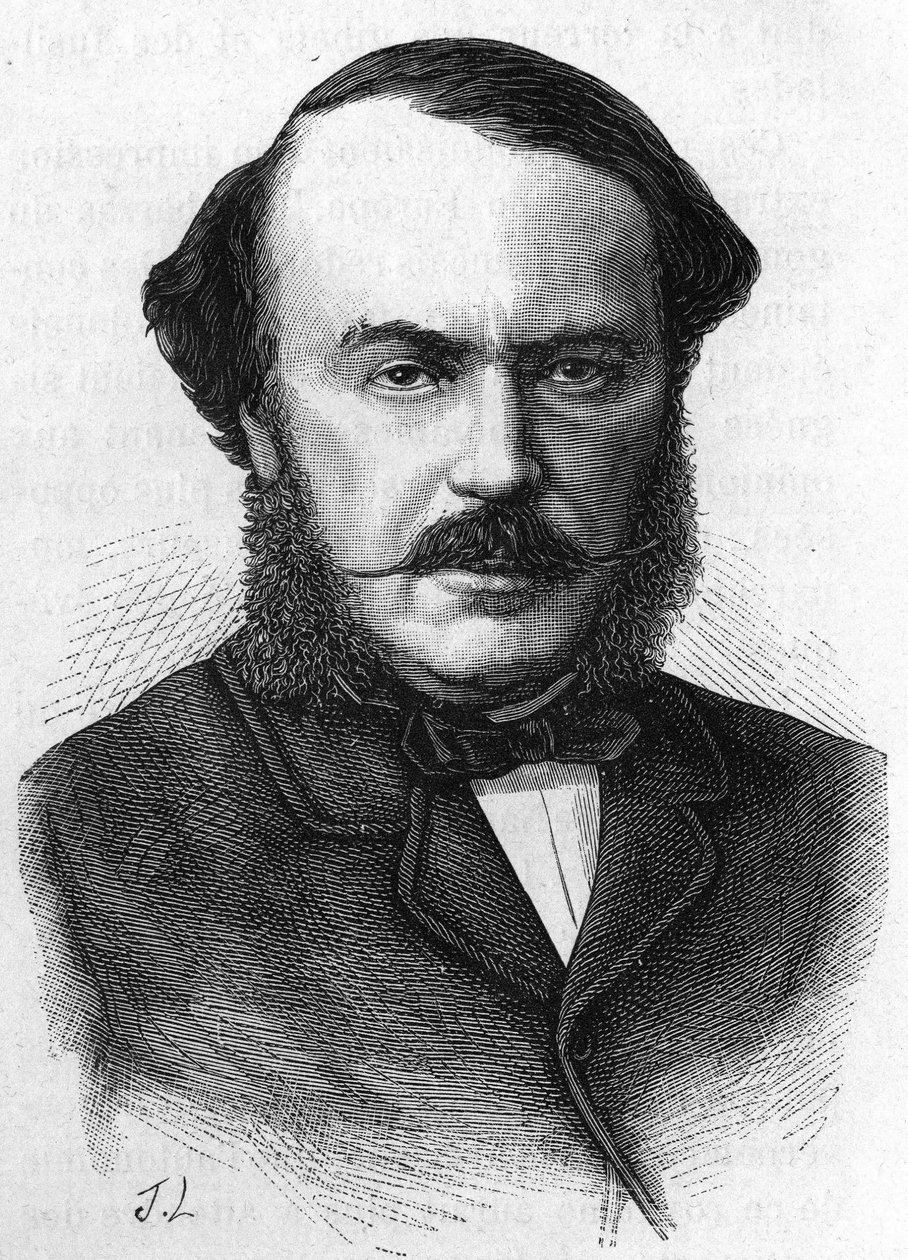 Jean Gilbert Victor Fialin, Persignyn herttua (1808-1872), ranskalaisen poliitikon muotokuva. tekijältä Unknown artist