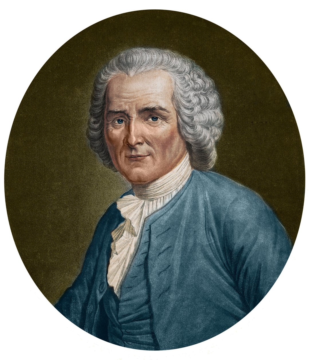 Jean Jacques Rousseaun muotokuva tekijältä Unknown artist