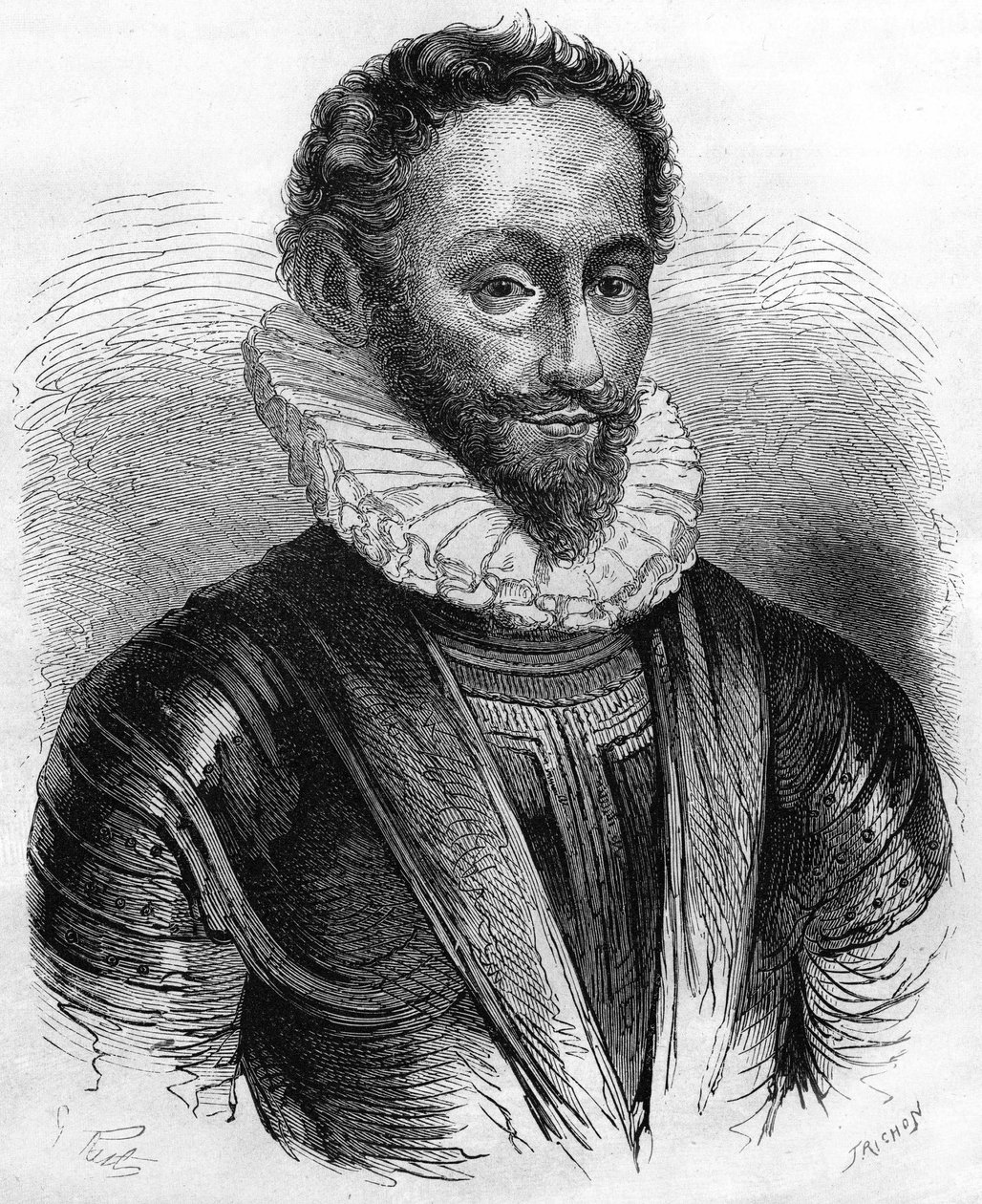 Jean Louis de Nogaret de Vallettan (1554-1642), Epernonin herttuan muotokuva. tekijältä Unknown artist