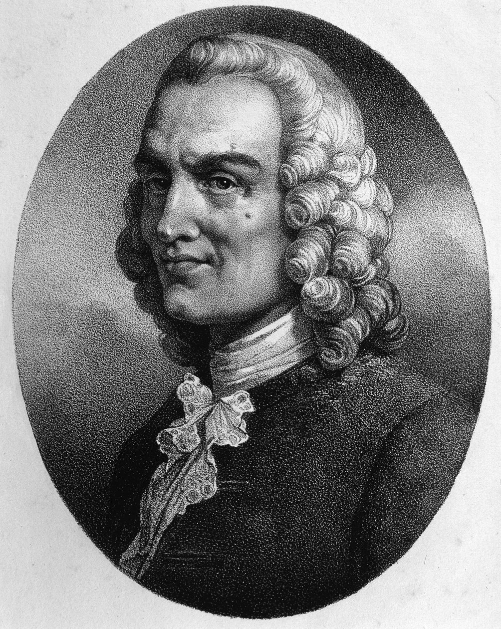 Jean-Philippen (Jean-Philippe) Rameaun (1683-1764) muotokuva tekijältä Unknown artist