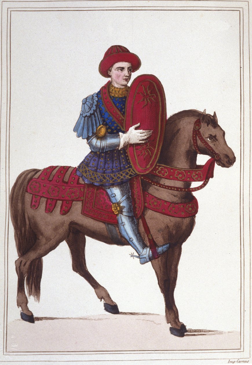 Jean Potonin, Xaintraillesin herran tai ranskalaisen Saintrailles Maréchalin (n. 1400–1461) muotokuva Hän oli yksi Jeanne d