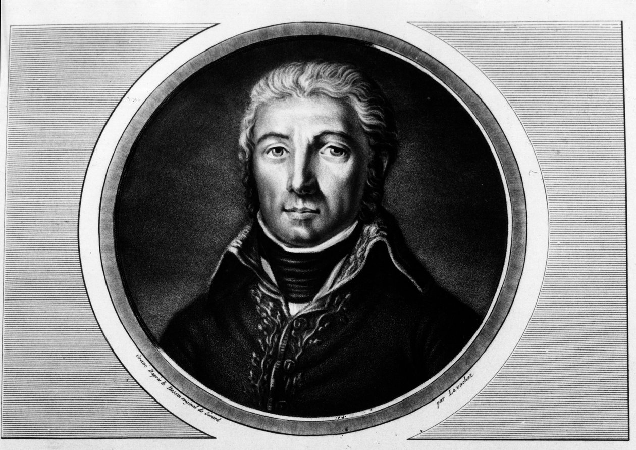 Jean Victor (Jean-Victor) Moreaun (1763-1813) muotokuva Armee du Rhinen kenraalista. Kaiverrus "" Täydellinen kokoelma Ranskan vallankumouksen historiallisia maalauksia, kolme osaa.""" 1804. tekijältä Unknown artist
