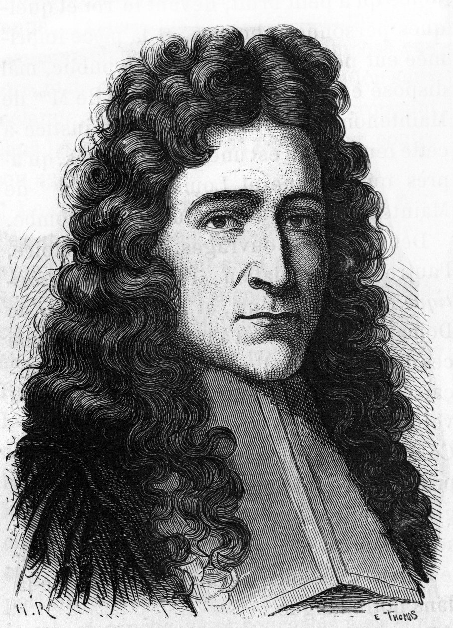 Jen Domatin muotokuva. Ranskalainen lakimies. (1625-1696) tekijältä Unknown artist