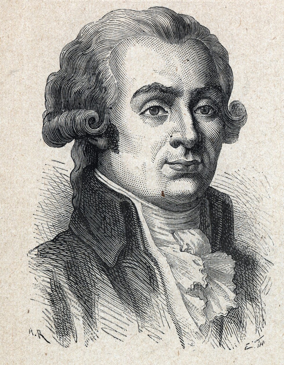 Ranskalaisen poliitikon Jerome Petion de Villeneuven (1756-1794) muotokuva. tekijältä Unknown artist